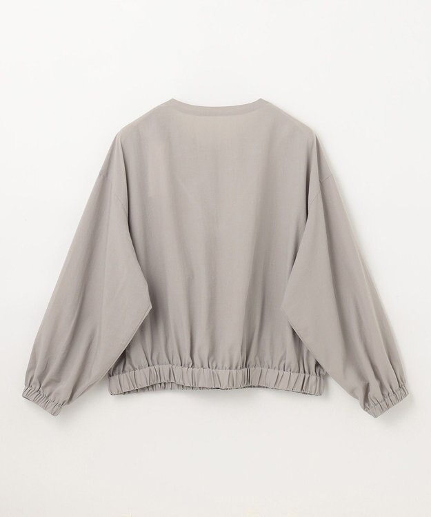 ANY 【手洗い可/UVケア】ノーカラーシアーブルゾン サンドベージュ