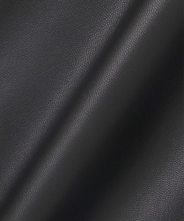 自由区 ラムレザー スカート ブラック