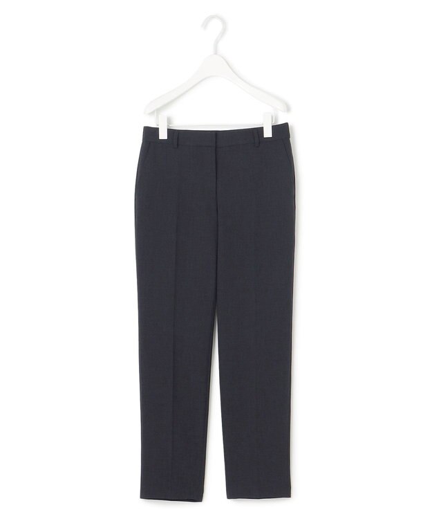 ICB 【接触冷感・防シワ・速乾・洗える】レーヨンライクトロ スティックパンツ ネイビー系