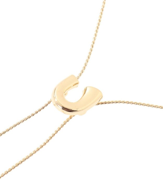 Green Parks ｅｖｅｒｙｗａｌｋ．Ｕ字スライドタイネックレス Gold