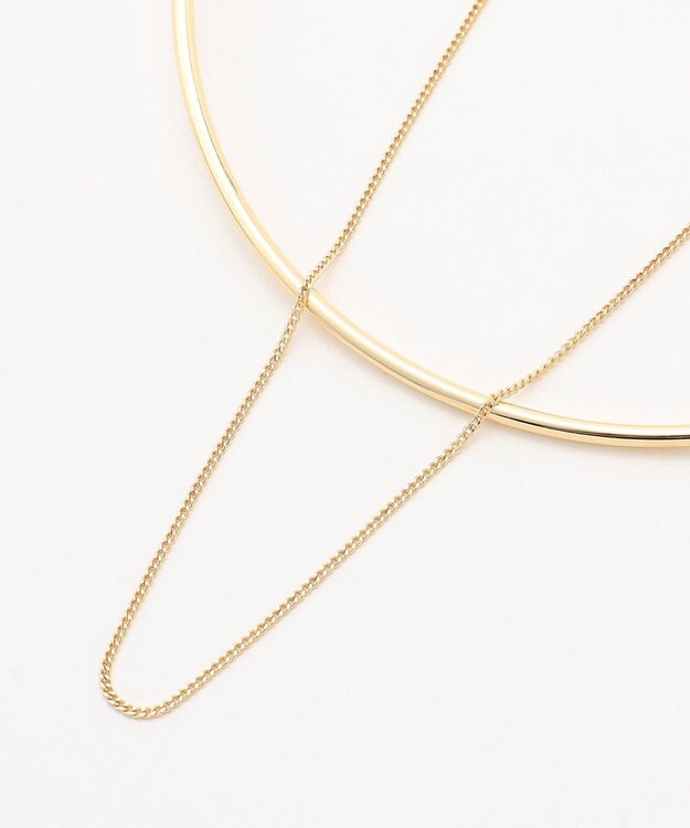 ANY ２連チョーカーネックレス ゴールド