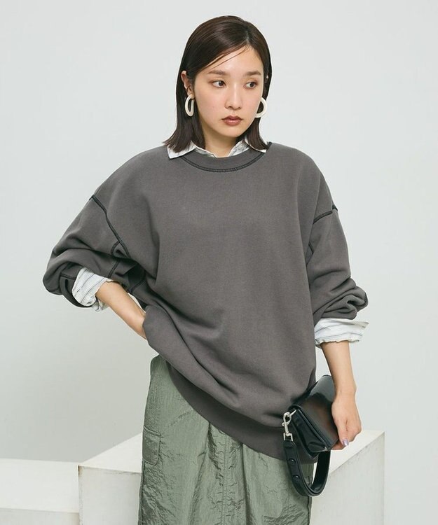 Green Parks ・ＳＵＧＡＲ　ＳＰＯＯＮ　カラーｓｔスウェット Charcoal Gray