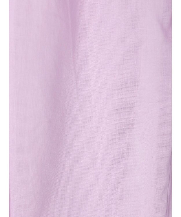 earth music&ecology コットンボイルフリルブラウス Light Pink