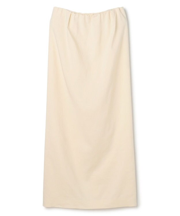 BEIGE， SPINEL / タックギャザー Iラインスカート Ecru