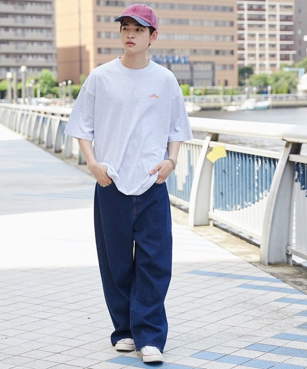 WEGO 【ユニセックス着用ITEM】ALWAYS　TOGETHER　プリントT（SS） ライトグレー