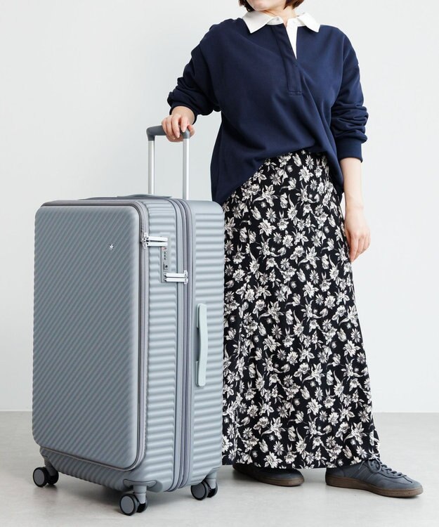 ACE BAGS & LUGGAGE HaNT ココント スーツケース 88/102L エキスパンド 05517 ハント バトゥ・グレー
