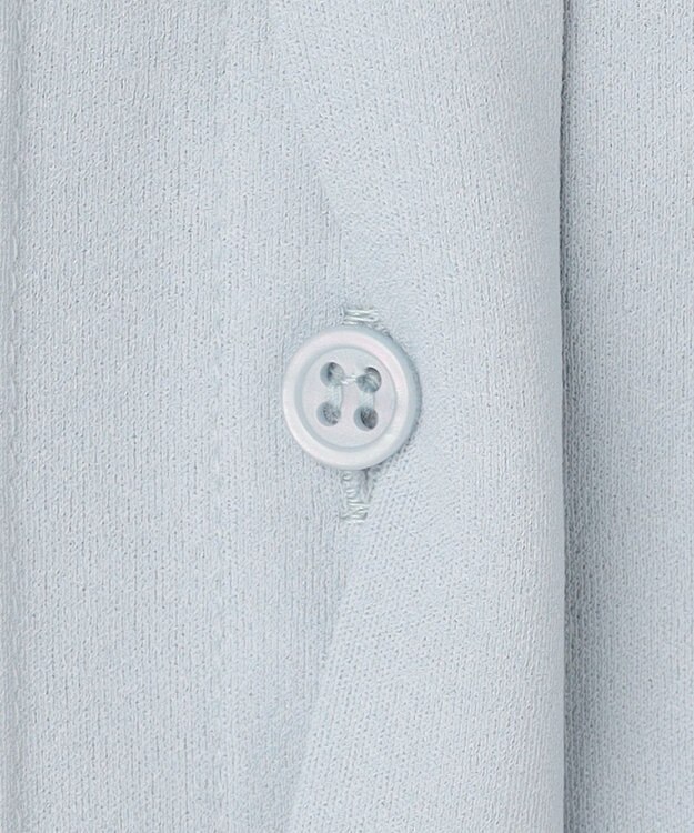 ICB L イージージョーゼット ピンタックカットソー サックスグレー