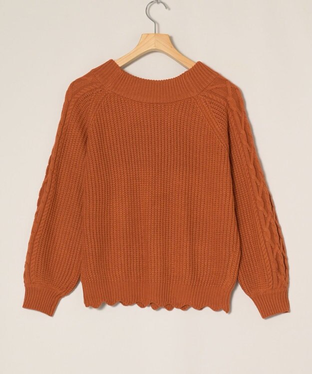 ONWARD Reuse Park 【any FAM】ニット秋冬 オレンジ