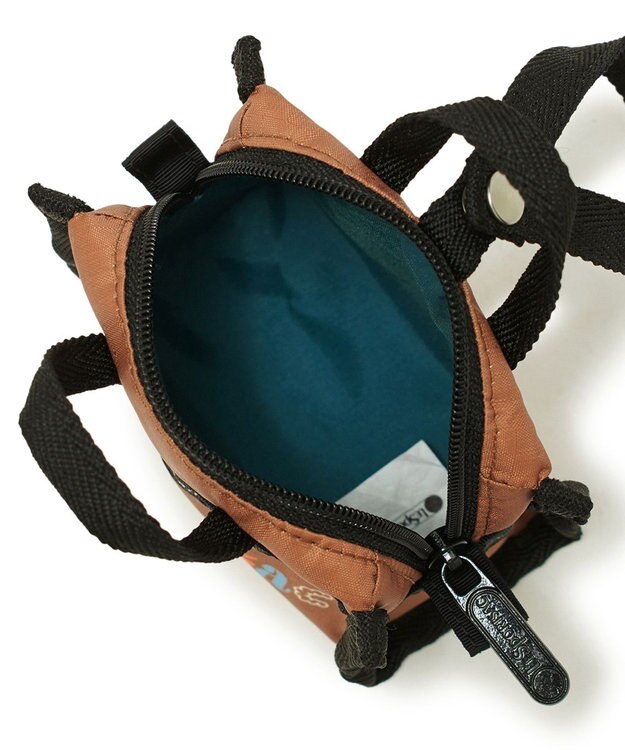LeSportsac MICRO WEEKENDER CHARM/LSSタイポグラフィチャームブラウン LSSタイポグラフィチャームブラウン