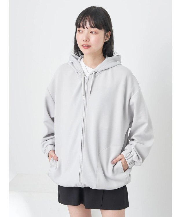 earth music&ecology ＵＶカット加工パーカー Light Gray