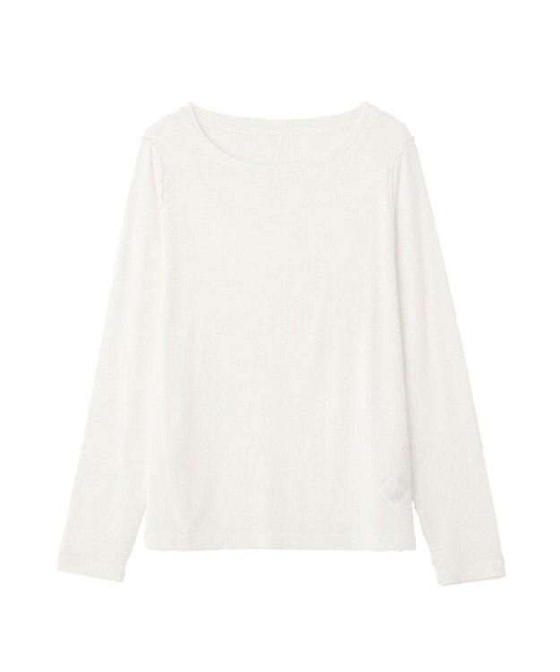 earth music&ecology 微シアーメロープルオーバー Off White