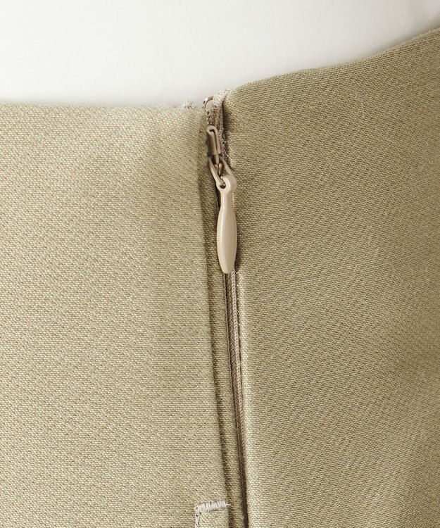 23区 【GOLD LABEL】ウールダブルクロス フロントボタン ワイドパンツ モスグリーン