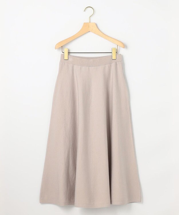 組曲 S 襟付きニットアップ ベージュ系