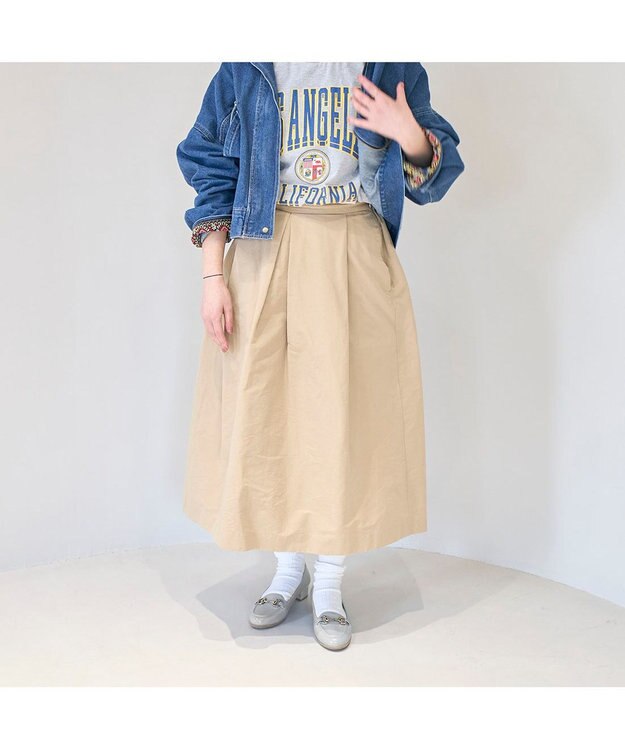 ing <ing>【WEB限定】【レイン対応】ヒールアップビットローファー ライトグレー