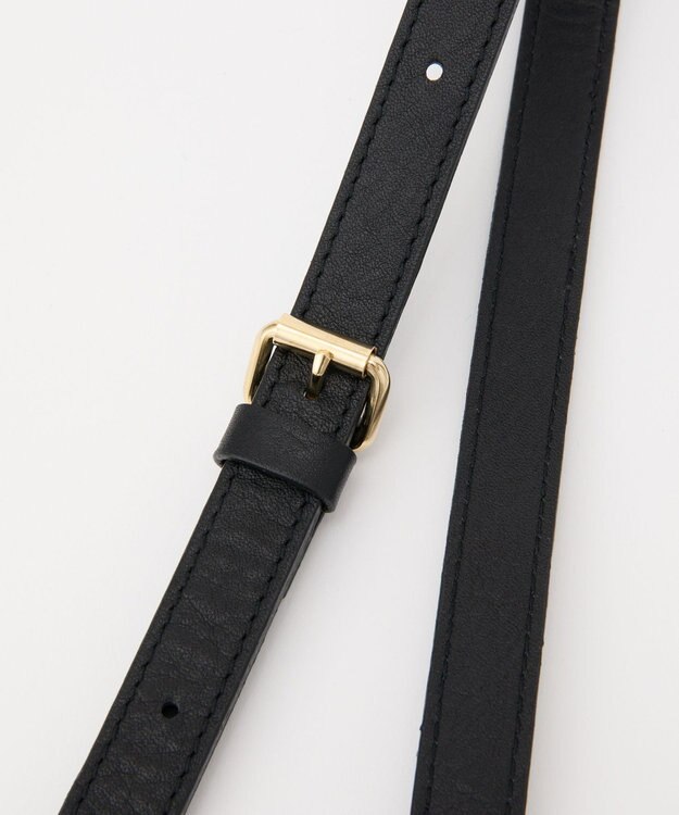 russet レザーショルダーベルト(CE-1651) Black