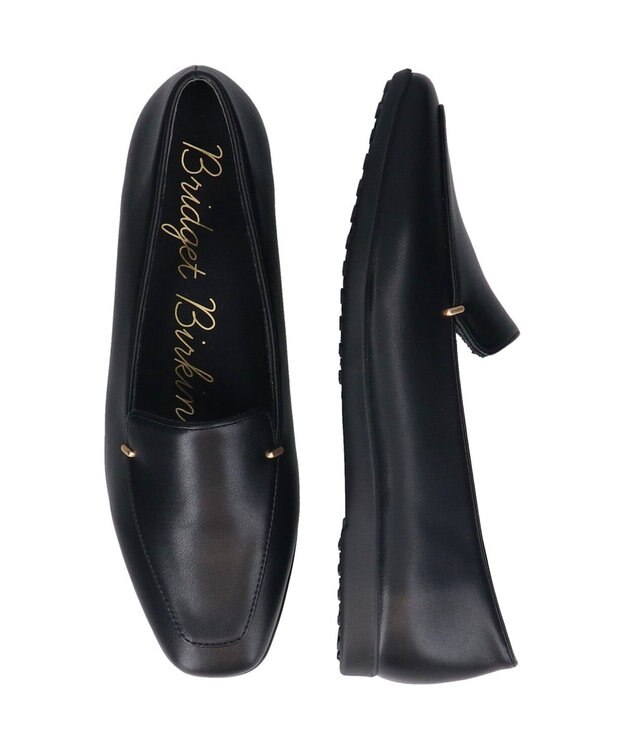 Bridget Birkin 【Bridget Birkin】サイドアクセントソフトローファー ブラック