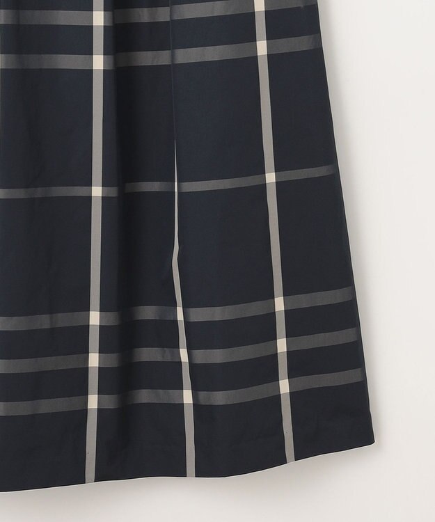 J.PRESS LADIES 【洗える】 メモリーウェザー チェック スカート ネイビー系3