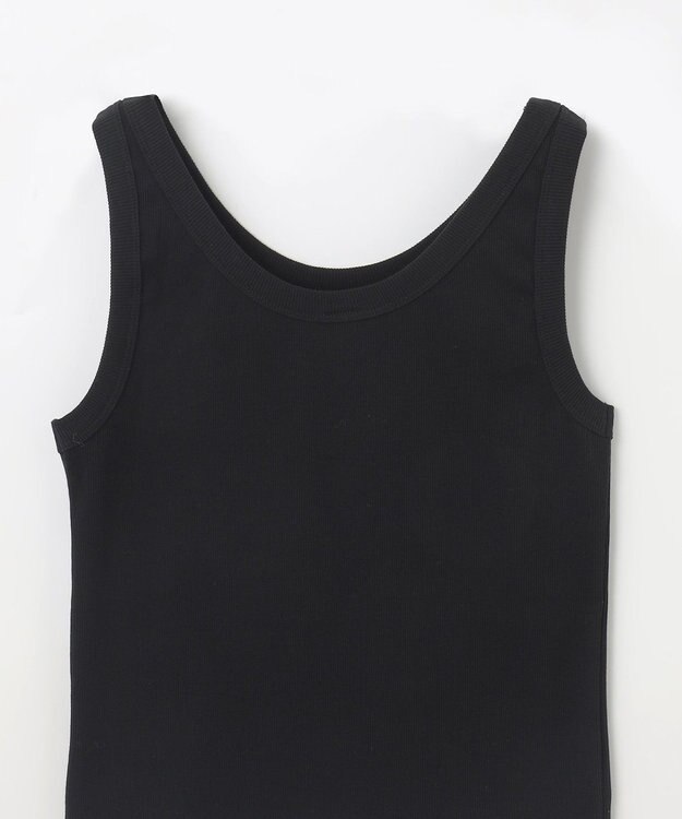 GRACE CONTINENTAL テレコノースリーブ ブラック