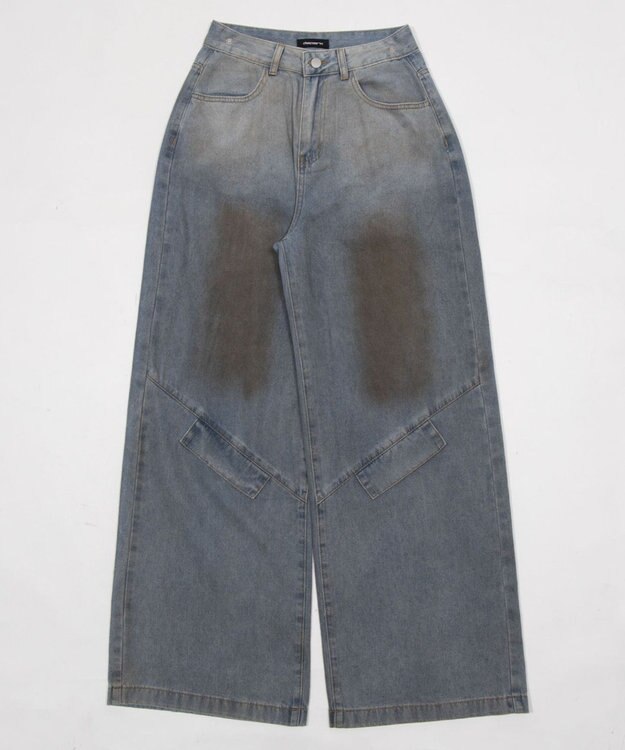 WEGO ウエストクロスワイドデニム デニム