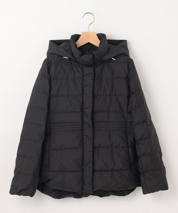 組曲 S ライトタフタショートダウンコート ブラック系