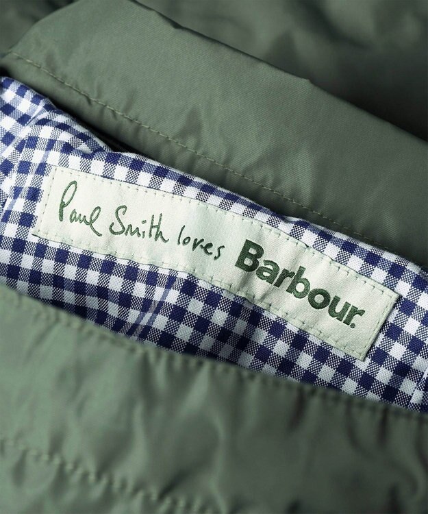 Paul Smith Paul Smith Loves Barbour Broomhill ポリエステルジャケット カーキ