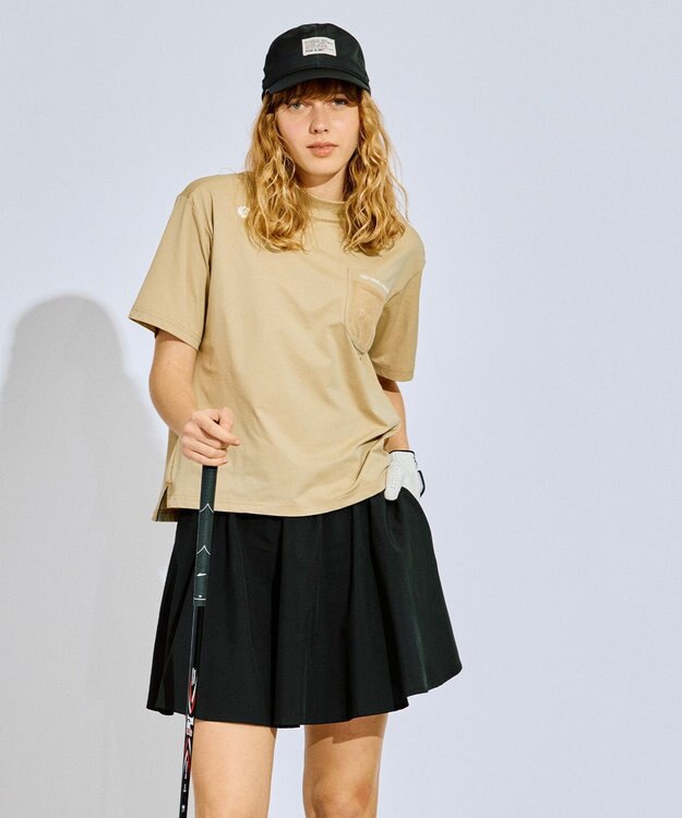 PW CIRCULUS 【手洗い洗濯可 / 通気性抜群】 【UNISEX】【スピンドルで調整可能】ジェットキャップ  ゴルフ ブラック系