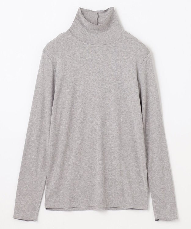 ANY L シアータートルネック TOPグレー