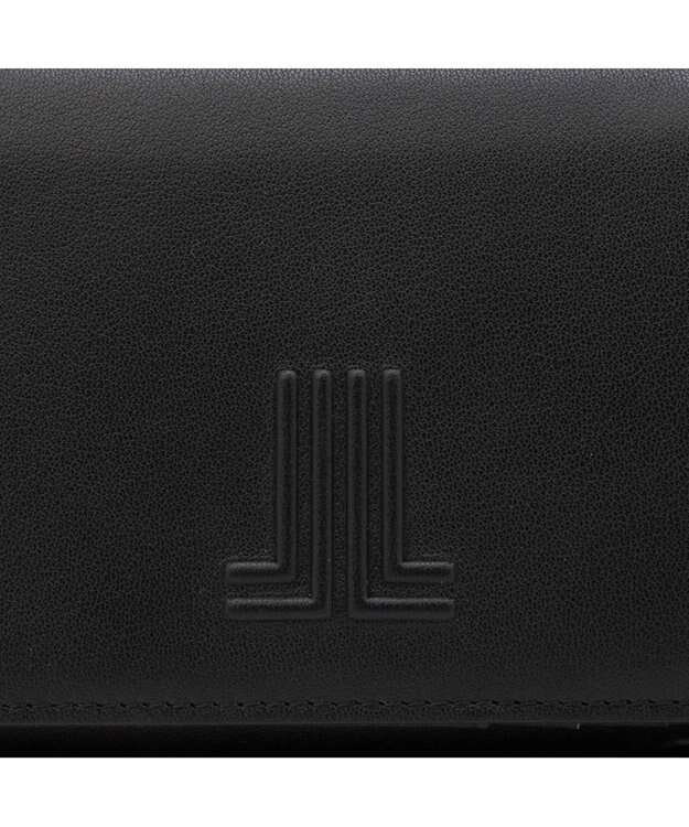 LANVIN en Bleu イエナ 2つ折り中Lファスナー財布 ブラック