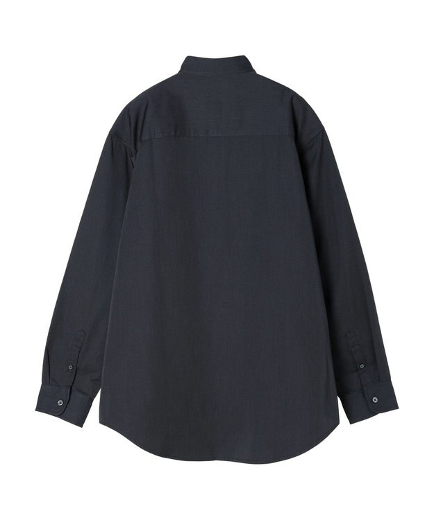 CRAFT STANDARD BOUTIQUE Ｔ／Ｒバンドカラーシャツ Charcoal Gray