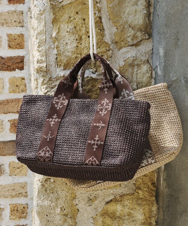  ナイロンラフィアデイリーミニトートバッグ(CE-1712)