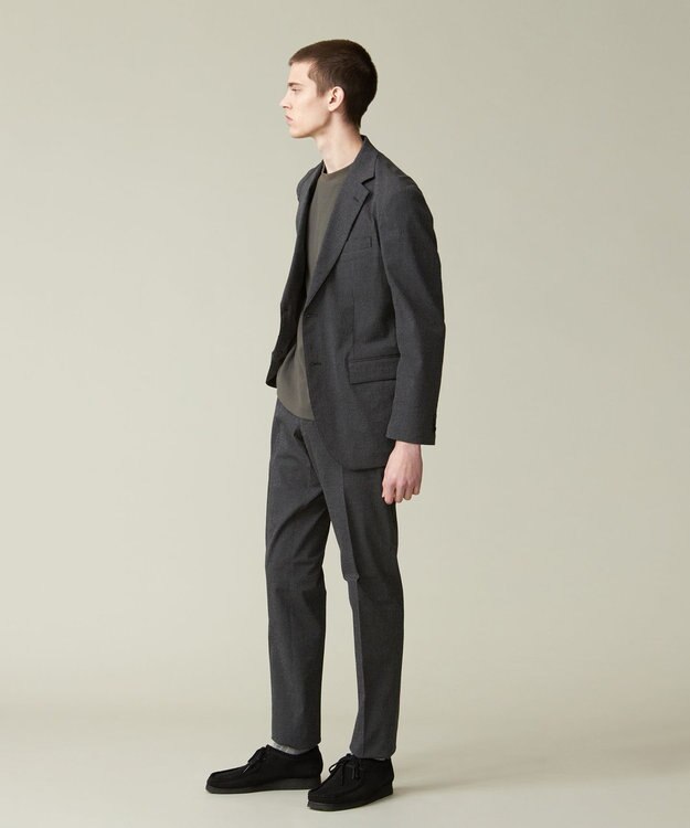 J.PRESS MEN 【セットアップ対応 / ウォッシャブル】トラベラーズシアサッカー スラックス グレー系8