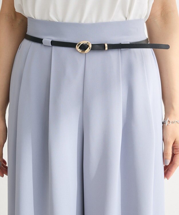 Green Parks ベルト付きスカーチョ Sax