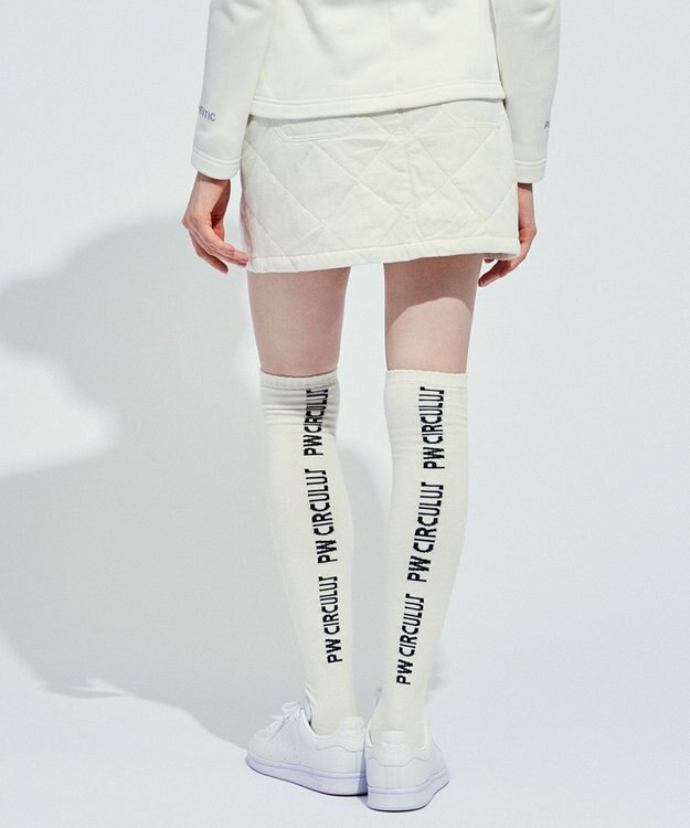 PW CIRCULUS 【裏地付き/防寒】【WOMEN】キルティングスカート ホワイト系