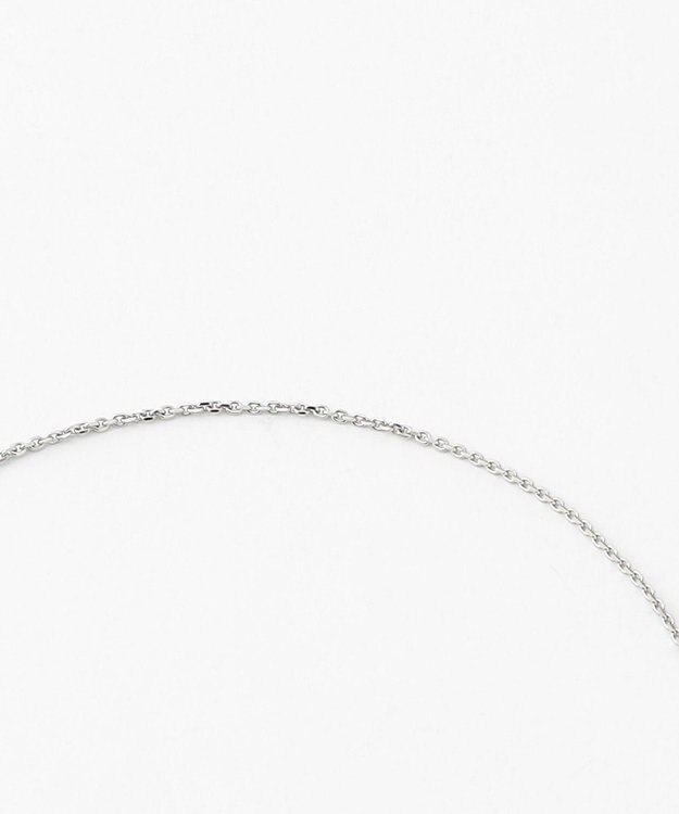 J.PRESS LADIES コットンパール ラリエット ネックレス シルバー系