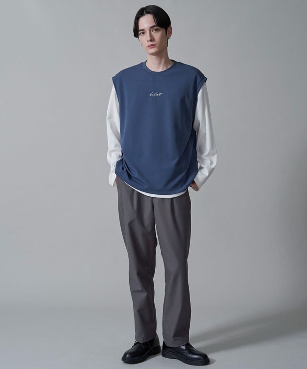 WEGO カルゼアンサンブルベスト（LS） ブルー