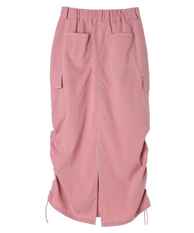 Green Parks ・ＳＵＧＡＲ　ＳＰＯＯＮ　配色ｓｔカーゴスカート Pink