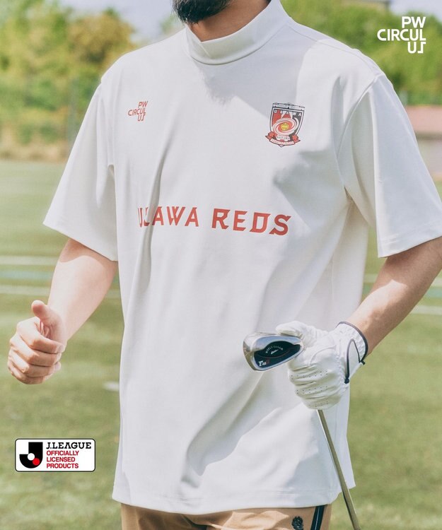 PW CIRCULUS 【UNISEX】J.LEAGUE モックネック J1所属の20クラブコラボ ゴルフ 浦和レッズ