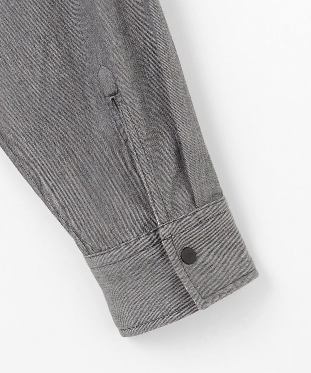 JOSEPH ABBOUD 【キングサイズ・2WAY・25AW】リバーシブルシャツ ライトグレー系