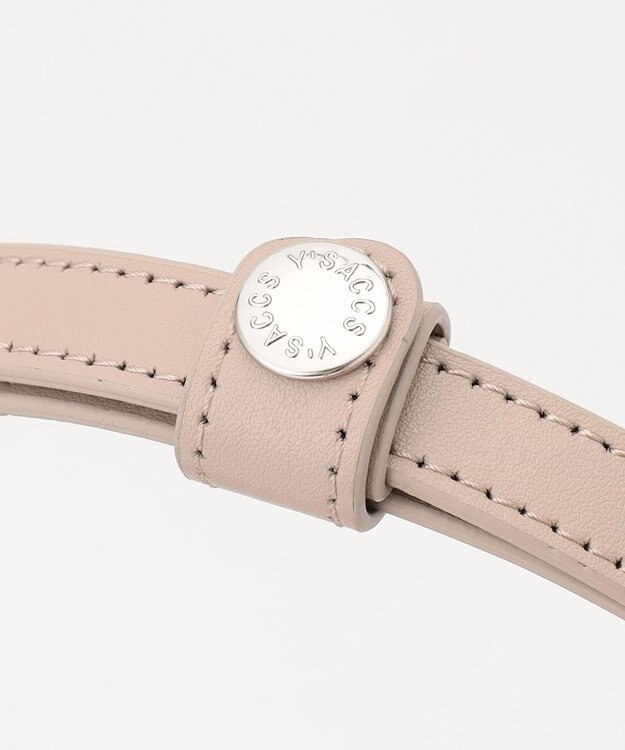 Y'SACCS イタリアンシープ　ビッグトート グレージュ