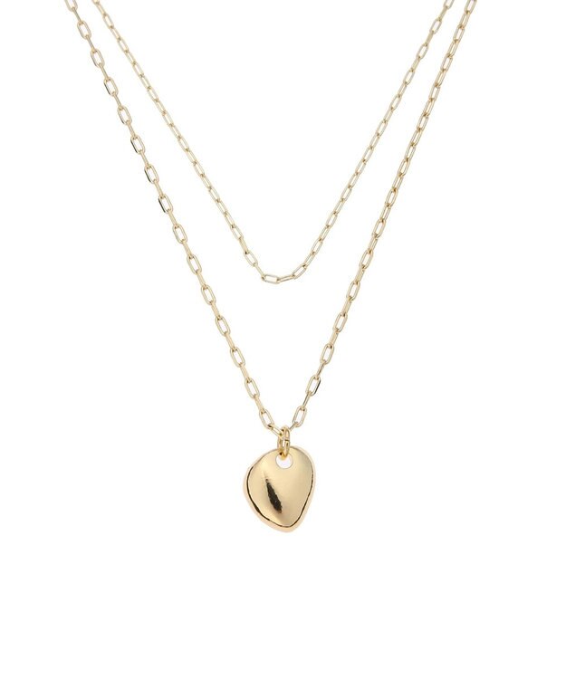 AMERICAN HOLIC ２連メタルペプルネックレス Gold