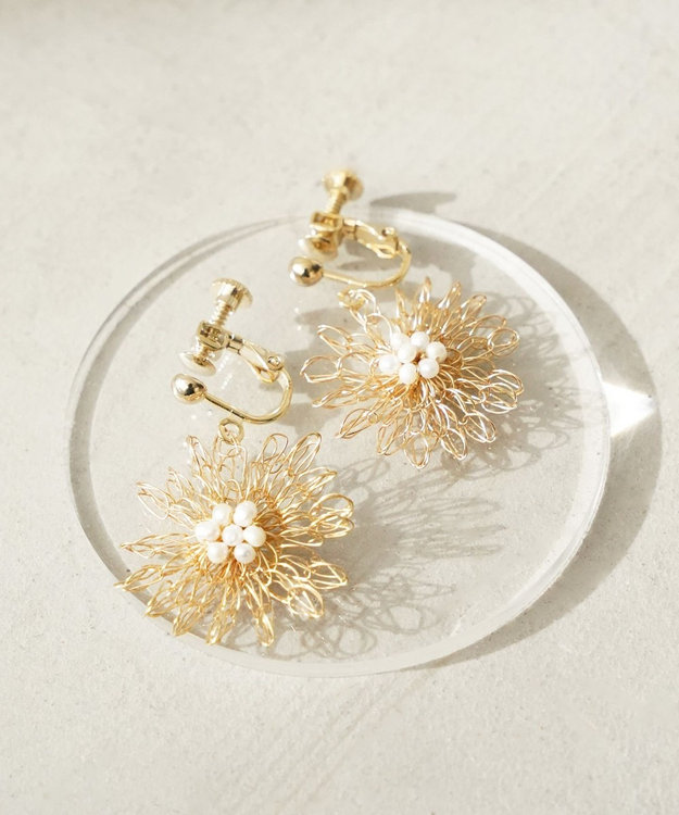 CASUMINO marguerite イヤリング gold