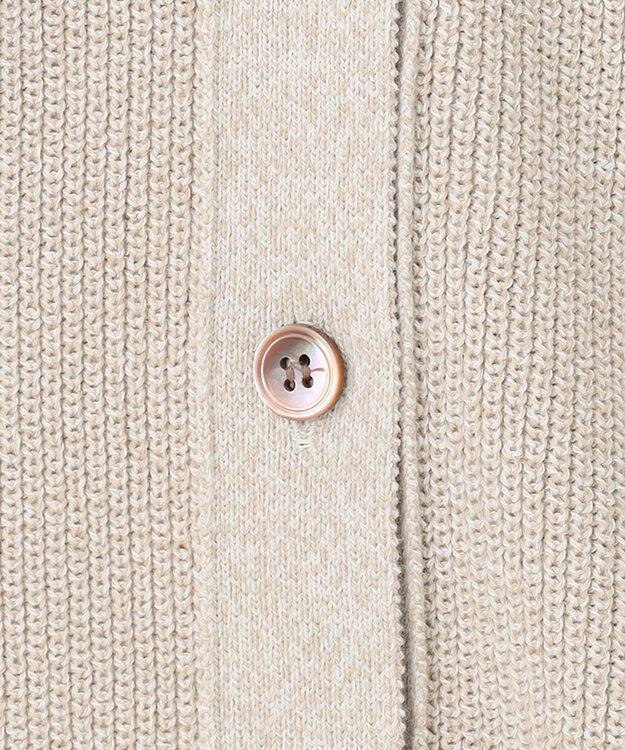 J.PRESS LADIES 【洗える】 シネコットン ニットジレ ベージュ系