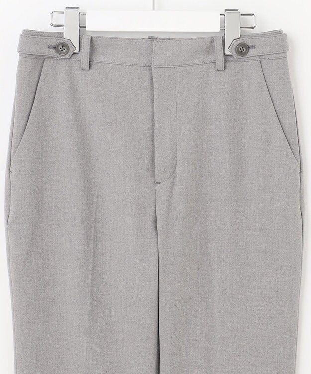 J.PRESS LADIES 【洗える】2way thermoサキソニー テーパード パンツ ライトグレー系