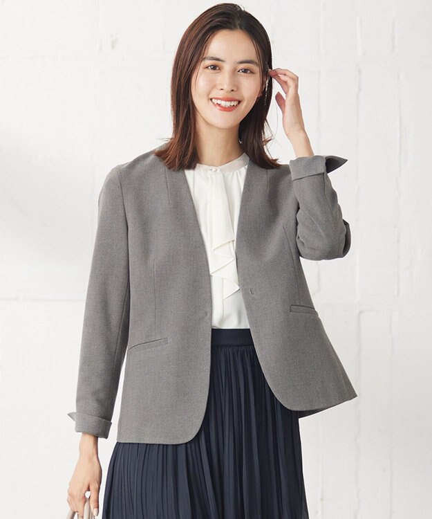 ANY SIS 【セットアップ対応】サーモ2WAYストレッチ ジャケット ライトグレー