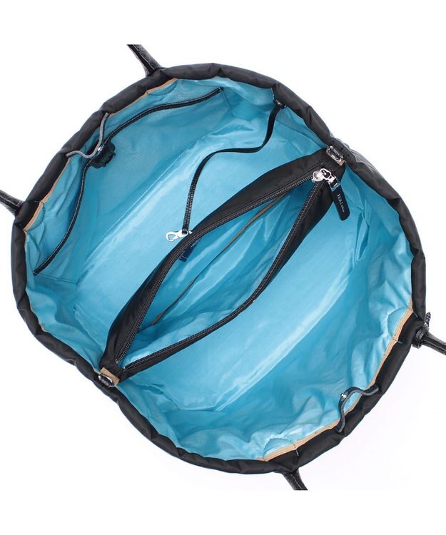 A.D.M.J. 【ナイロン】キューブトート34cm(Dカン＋) BLACK