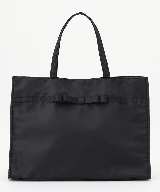 ANY SIS リボンサブトート バッグ ブラック