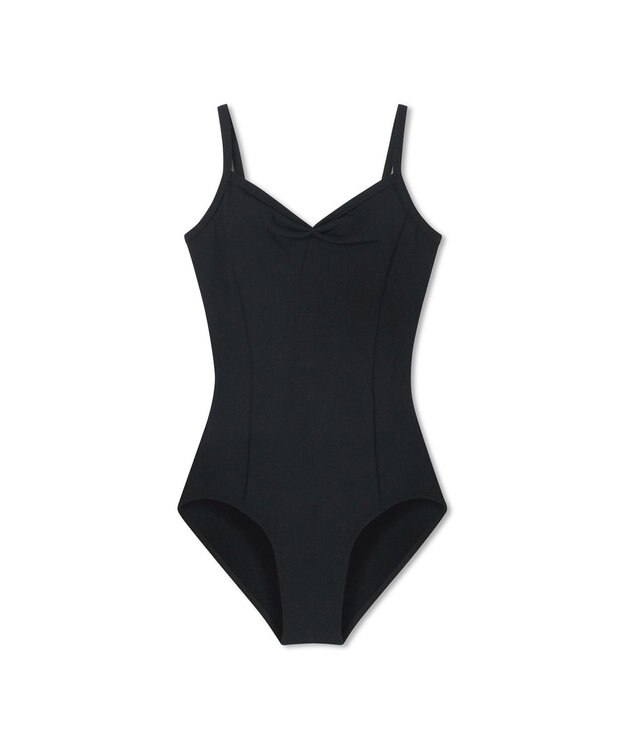 Chacott プリンセスライン入りキャミソールレオタード ブラック