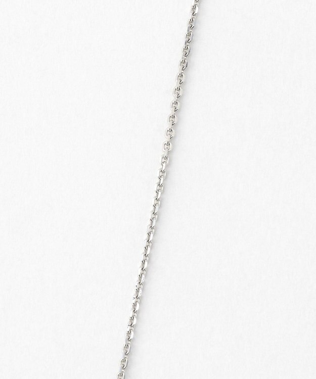 J.PRESS LADIES コットンパール ラリエット ネックレス シルバー系