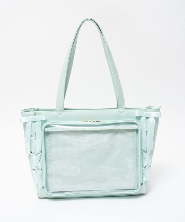 WEGO 【痛バ＆推し活グッズ】レースアップフレーム痛バッグS【一部店舗限定】 グリーンその他