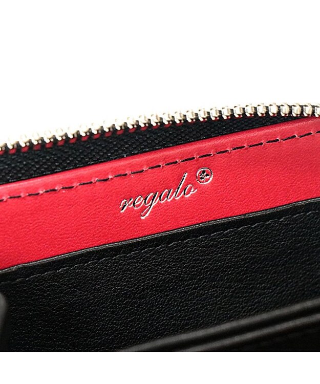 Regalo Felice 【最高級レザー使用】L字ミニウォレット / REGALO BK(ブラック）